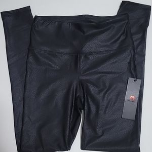 NWT Mono B Black Shimmer Leggings size S